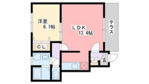 白浜の宮駅 徒歩19分 1階の物件間取画像